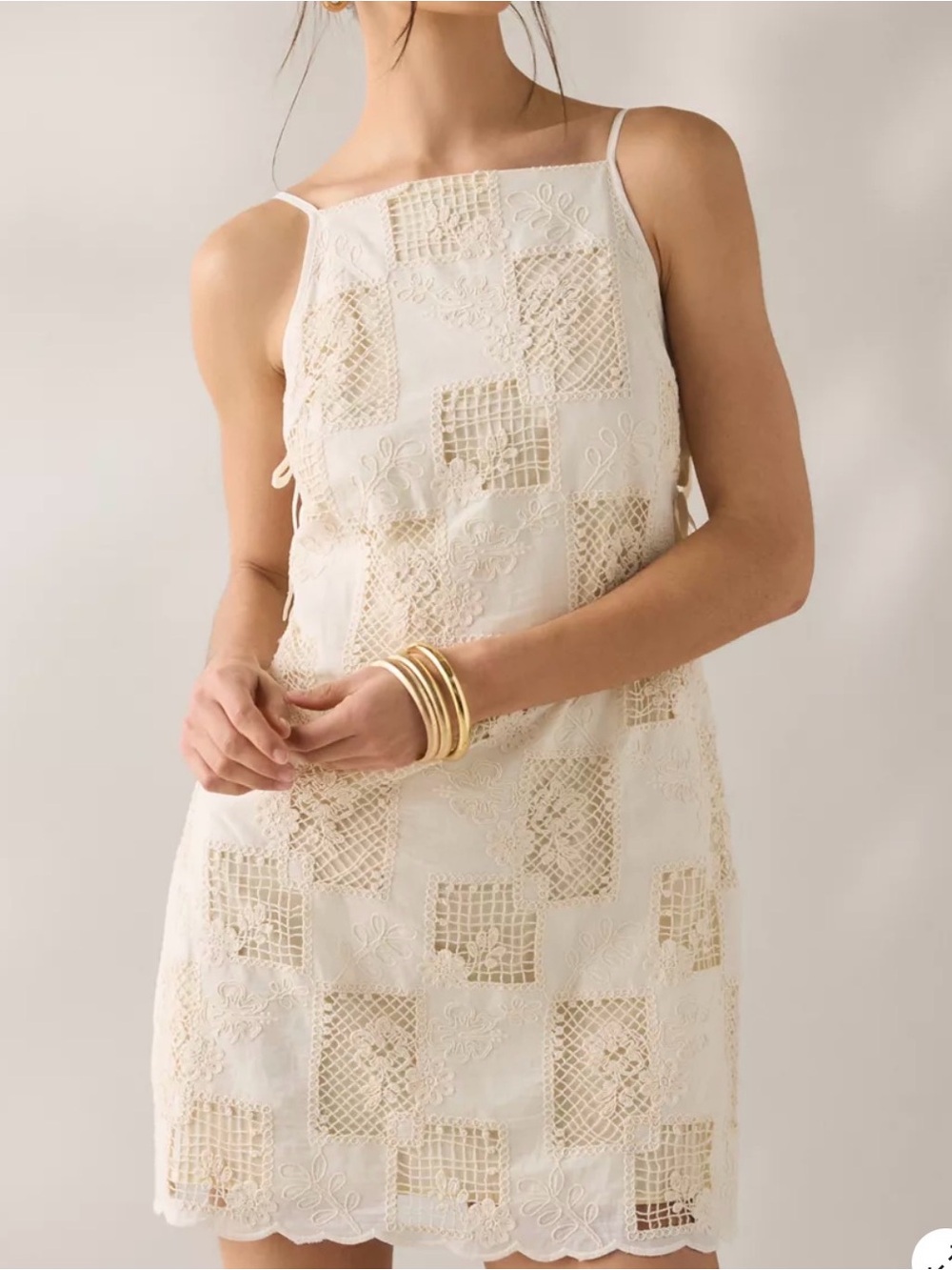 Cream Lace Dress